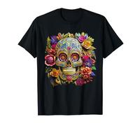 DAY OF THE DEAD SUGAR SKULL LOWRIDER CHOLO CHOLA OLD SCHOOL T-Shirt