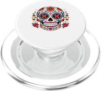 DAY OF THE DEAD SUGAR SKULL MEXICO DAY CALAVERA DAY PopSockets PopGrip for MagSafe