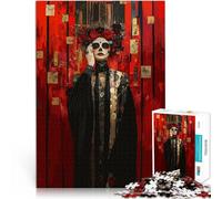 Day of the Dead Woman Portrait1000 Piece Jigsaws for Adults Puzzle Difficult Hard for is ideal as a gift for the whole family 38x26cm