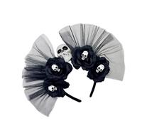 Day Of The Deads Headpiece Skull Flower Crown Headband Halloween Cincos Des Mayoes Party Costumes For Womens Gifts Flower Crown Headband
