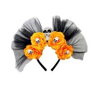 Day Of The Deads Headpiece Skull Flower Crown Headband Halloween Cincos Des Mayoes Party Costumes For Womens Gifts Flower Crown Headband