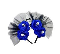 Day Of The Deads Headpiece Skull Flower Crown Headband Halloween Cincos Des Mayoes Party Costumes For Womens Gifts Flower Crown Headband
