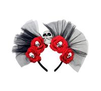 Day Of The Deads Headpiece Skull Flower Crown Headband Halloween Cincos Des Mayoes Party Costumes For Womens Gifts Flower Crown Headband
