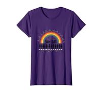 Day of Unity We All Belong to Rainbow Diversity Inclusion T-Shirt, Women, Purple, XXL