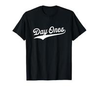 Day Ones - Fun Retro University Aesthetic Sporty T-Shirt