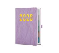 Day Planner 2026 - A5 Notebook With Waterproof Cover And Tab | Monthly And Daily Planner For Home, School, College, Office, Appointment & Academic Planning