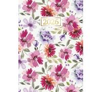 Day Planner 2026 Canada: Daily Agenda for 365 Days from January to December 2026 - One Page per Day || 12 Months Schedule Organizer & Calendar Book || Large Format A4 - Flowers Cover