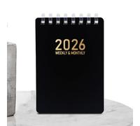 Day Planner, 2026 Daily Calendar Planner, Pocket Size Soft Coil A7 Workbook for School Work Planning Journaling Research Nursing Writing Studying