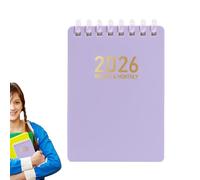 Day Planner | 2026 Daily Work Planner | Pocket Size Soft A7 Coil Workbook for Field Notes Meetings School College Law Classroom
