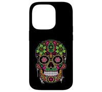 Day The Dead Sugar Skull Dia De Los Muertos Mexicans Costume Case for iPhone 14 Pro