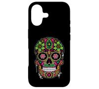 Day The Dead Sugar Skull Dia De Los Muertos Mexicans Costume Case for iPhone 17