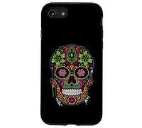 Day The Dead Sugar Skull Dia De Los Muertos Mexicans Costume Case for iPhone SE (2020) / 7/8