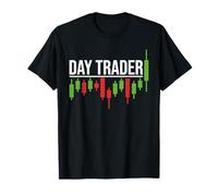 Day Trader - Distressed Stock Trading Chart Style T-Shirt