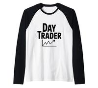 Day Trader Life: Hustle Hard and Profit Daily Raglan Baseball Tee