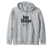 Day Trader Life: Hustle Hard and Profit Daily Zip Hoodie