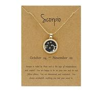 Day Twelve Constellation Night Chain Necklace Necklace Couple Sweater And Necklaces Pendants (X, One Size)