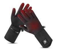Day Wolf Heated Gloves Liners for Men Women Rechargeable Electric Thin Handwear for Winter Commuting Walking Lightweight Inner Layer for Cold Weather (XL/2XL)