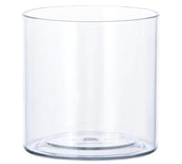 Dayaanee Clear Acrylic Flower Vase Centerpiece,Acrylic Cylinder Decorative Wide Mouth Vase for Flower,Plastic Flower Vases for Home，Office，Wedding Party,3.9x3.9in