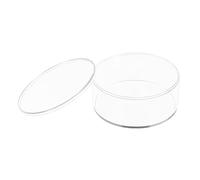 Dayaanee Round Acrylic Container with Lid Clear Acrylic Box Organizer 5.9” X2.6 Storage Box for Candy, Pill, Nails, Beads and Tiny Jewelry