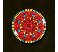 Dayaos Bohemian-style ceramic decorative hanging plate Living room sofa accent wall decor American and European-style dining room wall art(6 inches/11)