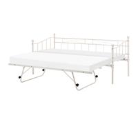 Daybed Metal LOUANNEC 90 x 200 cm (EU Single) Extendable Beige