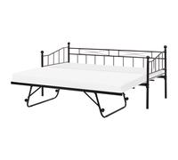 Daybed Metal LOUANNEC 90 x 200 cm (EU Single) Extendable Black