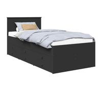 Daybed with Drawer with Headboard with Storage Engineered Wood Frame vidaXL