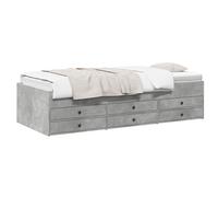 Daybed with Drawers Sofa Bed Daybed Couch Guest Bed Engineered Wood vidaXL