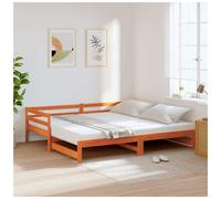 Solid Wood Pine Pull-out Day Bed Guest Sofa Bed Furniture Multi Colours vidaXL