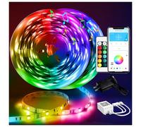 DAYBETTER Led Strip Lights 100ft (2 Rolls 50ft) Smart Light Strips with App Control Remote, 5050 RGB Led Lights for Bedroom, Music Sync Color Changing Lights for Room Party