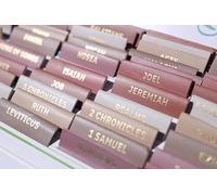 Daybreak 41 Decorative Bible Tabs for Women (96 Pieces) - Earth Tone Neutral Gold Foil Bible Tabs - Laminated Bible Labels Tabs - Remove & Replace Bible Index Tabs - Bible Study Supplies for Women