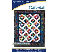 Daybreak Quilt Pattern, Jelly Roll 2.5 Strip Friendly, Cozy Quilt Designs, 6 Size Options Day Break by Cozy Quilt Designs