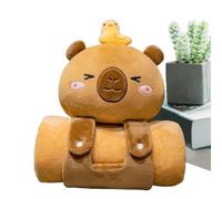 Daycare Nap Mat, Sleeping Bag Blanket, Soft Portable Capybara Shape Children's Nap Mat, Cot Bed, Comfortable Scarf for Birthday Parties, Family Gatherings