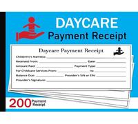 Daycare Payment Receipt: ver 200 Payment Receipt For Child Care Services,Centers, Preschool center, Home Daycares | Receipts Organizer for the Child ... and babysitting | Childcare essentials