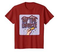 Daycare Teachers Nap Time Enforcer Funny Gift T-Shirt, Kids, Cranberry, 2 Years
