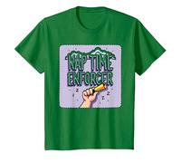 Daycare Teachers Nap Time Enforcer Funny Gift T-Shirt, Kids, Kelly Green, 2 Years