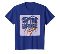 Daycare Teachers Nap Time Enforcer Funny Gift T-Shirt, Kids, Royal Blue, 2 Years