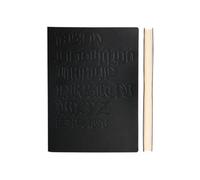 Daycraft A5 Signature Gutenberg Bibel Notebook, Black