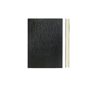 Daycraft A6 Signature Gutenberg Times New Roman Notebook - Black