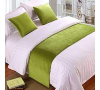 DAYDAY helper Velvet Bed Runner for Foot of Bed Bed End Towel Cover Bedding Protection Bedspread Throw Decor Bed Scarf for Hotel Bedroom, 240x50cm