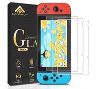 daydayup [3 Pack] Screen Protector Tempered Glass for Nintendo Switch - Hestia Goods Transparent HD Clear Anti-Scratch Screen Protector for Nintendo Switch