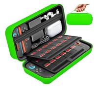 daydayup Switch 2 Carry Case Compatible with Nintendo Switch 2, with 24 Games Cartridges Protective Hard Shell Travel Carrying Case Pouch for Switch 2 Console & Accessories