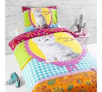 Daydream Bedding Set, Cotton, Multicoloured, 140x220 cm