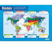 Daydream Education Biomes | Geography Posters | Laminated Gloss Paper measuring 850mm x 594mm (A1) | Geography Classroom Posters | Education Charts