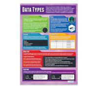 Daydream Education Data Types | Computer Science Posters | Gloss Paper measuring 850mm x 594mm (A1) | STEM Posters for the Classroom | Education Charts