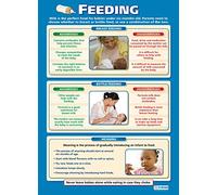Daydream Education Feeding | Child Development Posters | Gloss Paper measuring 850mm x 594mm (A1) | Child Care Class Posters | Education Charts