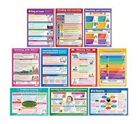 Functional Skills Posters - Set of 10 | Life Skills Posters | Gloss Paper measuring 850mm x 594mm (A1) | Functional Skills Classroom Posters | Education Charts by Daydream Education