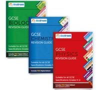 Daydream Education GCSE Biology, Chemistry and Physics Study Pack, Includes FREE Digital Versions with Interactive Quizzes - for 2026-2027 exams (Pack of 3)