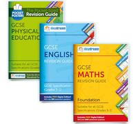Daydream Education GCSE English, Maths (Foundation) & PE Study Pack, The Pocket-Sized Revision Guides, FREE Digital Editions with Over 2, 600 Assessment Questions! - for 2026-2027 exams (Pack of 3)
