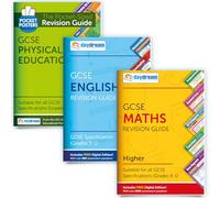 Daydream Education GCSE English, Maths (Higher) & PE Study Pack, The Pocket-Sized Revision Guides, FREE Digital Editions with Over 2, 600 Assessment Questions! - for 2026-2027 exams (Pack of 3)